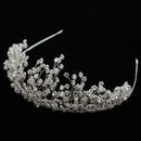Elegant Bridal Crystal Tiara Flower Headband Headpiece Hair Accessories