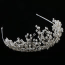 Elegant Bridal Crystal Tiara Flower Headband Headpiece Hair Accessories