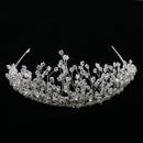 Elegant Bridal Crystal Tiara Flower Headband Headpiece Hair Accessories