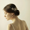 Retro Greek Style Bridal Hair Vine Glitter Rhinestone Pearl Floral Headband Wedding Bride Girls Ladies Hair Wreath Tiara Gift