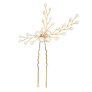 Delicate Wedding Sparking Crystal Pearls Hairpins Lady Hair Accessories