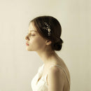 Delicate Wedding Sparking Crystal Pearls Hairpins Lady Hair Accessories
