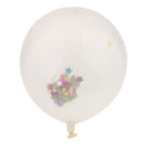 10x Clear Latex Balloon with Colorful Star Confetti Wedding Birthay Party Gift