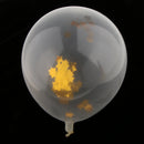 10x Clear Latex Balloon with Colorful Star Confetti Wedding Birthay Party Gift