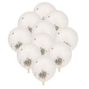 10x Wedding Confetti Balloon Clear Birthday Balloons Set Latex Party DÃ©cor