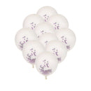 10x Wedding Confetti Balloon Clear Birthday Balloons Set Latex Party DÃ©cor