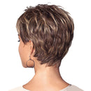 Women Girls Gold Short Layered Wig Pixie-Cut Blonde Wig Cosplay Props