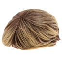 Women Girls Gold Short Layered Wig Pixie-Cut Blonde Wig Cosplay Props