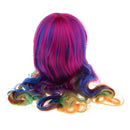 Harajuku Long Wavy Colorful Wig Women Girls Synthetic Cosplay Wig