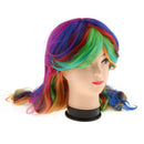 Harajuku Long Wavy Colorful Wig Women Girls Synthetic Cosplay Wig