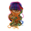 Harajuku Long Wavy Colorful Wig Women Girls Synthetic Cosplay Wig