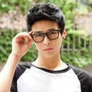 Trendy Handsome Quiff Wigs for Men's Male Black Short Wavy Heat Resistant Hair Wig Cosplay Props 20 cm