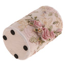 Romantic Delicate Rose Flower Carved Pen Holder Makeup Brush Holder Table Decor