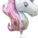 Large Unicorn Aluminum Foil Balloon Kids Birthday Party Decoration Pink