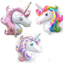 Large Unicorn Aluminum Foil Balloon Kids Birthday Party Decoration Pink