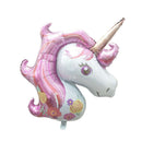 Large Unicorn Aluminum Foil Balloon Kids Birthday Party Decoration Pink