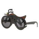 Men Women Novelty Black Motorbike Party Glasses Fancy Costume Festival Holiday Sunglasses Gift Photo Booth Prop