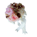 Vintage Wedding Bridal Artificial Rose Flower Bouquet Hand Tied Flower