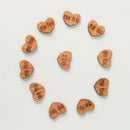 50pcs Rustic I Do Me Too Love Heart Wooden Pieces Cutout Craft Wedding Decor