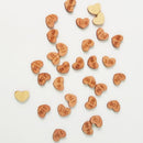 50pcs Rustic I Do Me Too Love Heart Wooden Pieces Cutout Craft Wedding Decor