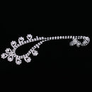 Wedding Bridal Prom Rhinestone Crystal Necklace Earring Jewelry Set