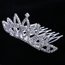 Princess Crystal Mini Hair Crown Tiara Hair Comb Girls Woman Wedding Party