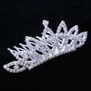 Princess Crystal Mini Hair Crown Tiara Hair Comb Girls Woman Wedding Party
