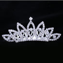 Princess Crystal Mini Hair Crown Tiara Hair Comb Girls Woman Wedding Party