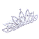 Princess Crystal Mini Hair Crown Tiara Hair Comb Girls Woman Wedding Party
