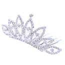Princess Crystal Mini Hair Crown Tiara Hair Comb Girls Woman Wedding Party