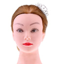 Fashion Rhinestone Teardrop Heart Princess Crown Tiara Wedding Party Jewelry Silver