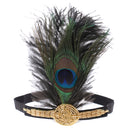 Vintage Charleston Party Peacock Feather Headband Wedding Party Costume Prop