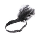 1920s Great Gatsby Plume Feather Headband Wedding Ascot Race Headdress