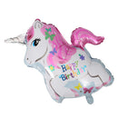Lovely Large Unicorn Aluminum Foil Balloon Kids Birthday Party Decoration