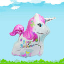 Lovely Large Unicorn Aluminum Foil Balloon Kids Birthday Party Decoration