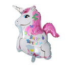 Lovely Large Unicorn Aluminum Foil Balloon Kids Birthday Party Decoration