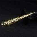 Vintage Chinese Ancient Queen Women Hollow out Punk Antique Gold Claw Fingernail Ring Fancy Dress Props 12 cm