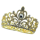 Gorgeous Crystal Rhinestone Heart Crown Tiara Woman Bridal Princess Jewelry
