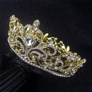Gorgeous Crystal Rhinestone Heart Crown Tiara Woman Bridal Princess Jewelry