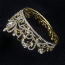 Gorgeous Crystal Rhinestone Heart Crown Tiara Woman Bridal Princess Jewelry