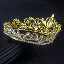 Gorgeous Crystal Rhinestone Heart Crown Tiara Woman Bridal Princess Jewelry