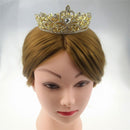 Gorgeous Crystal Rhinestone Heart Crown Tiara Woman Bridal Princess Jewelry