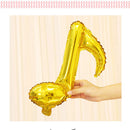 10 Pieces Single Music Note Foil Balloon Wedding Concert Dance Prom Party Decorations