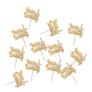 Pack of 12 Happy Birthday Cake Topper Cupcake Picks Home Party Cake Centerpieces