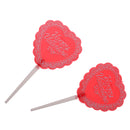 12pcs Romantic Heart Shape Happy Valentine's Day Cupcake Toppers Cake Picks