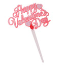 12pcs Happy Valentine's Day Cupcale Toppers Wedding Party Cake Decorations
