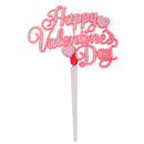 12pcs Happy Valentine's Day Cupcale Toppers Wedding Party Cake Decorations
