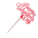 12pcs Happy Valentine's Day Cupcale Toppers Wedding Party Cake Decorations