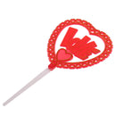 Pack of 12 Romantic Love Heart Style Cake Cupcake Topper for Wedding Anniversary Party