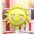 5 Pieces Funny Smiling Sunshine Sun Foil Balloons Wedding Birthday Party Decorations
